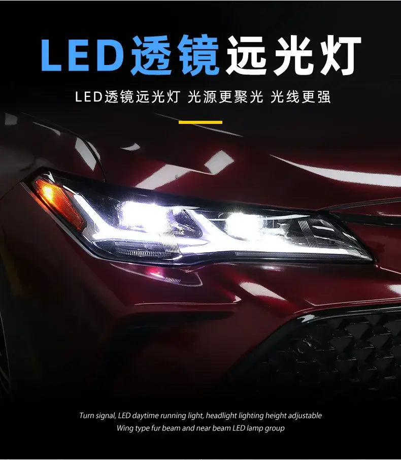 Car Lights for Toyota Avalon LED Headlight Projector Lens