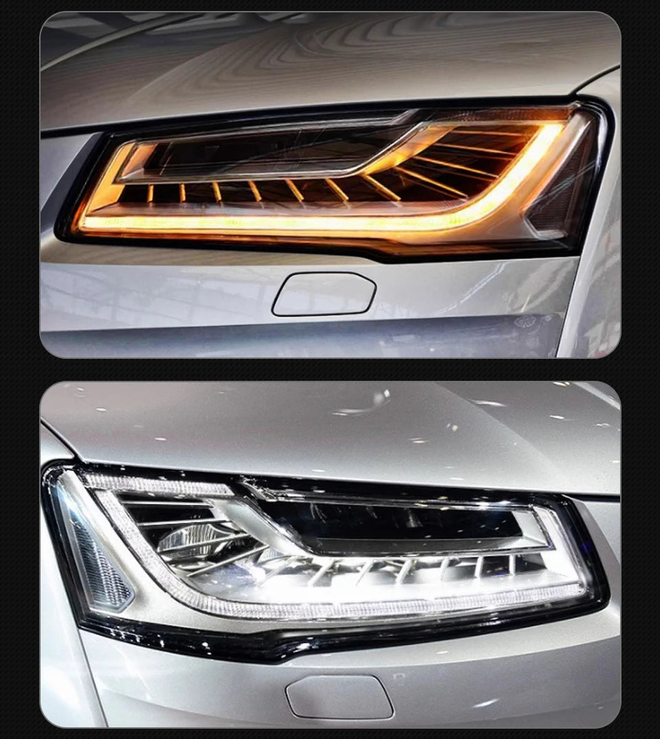 Car Head Lamp for Audi A8 Headlights 2011-2017 A8L LED