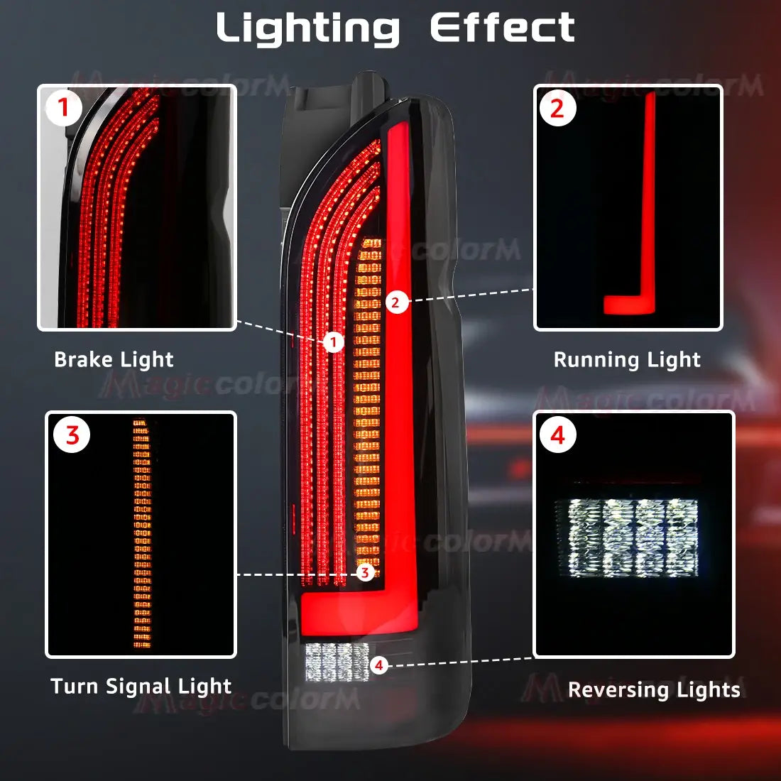 For Toyota Tacoma 2005 2006 - 2013 2014 2015 Car Tail Lamps