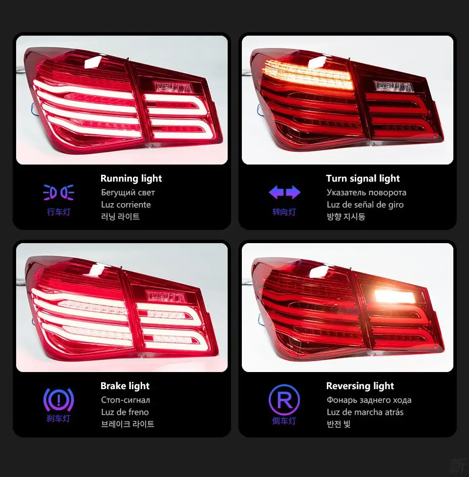 Chevrolet Cruze Tail Lights 2009-2016 Cruze LED Tail lamp