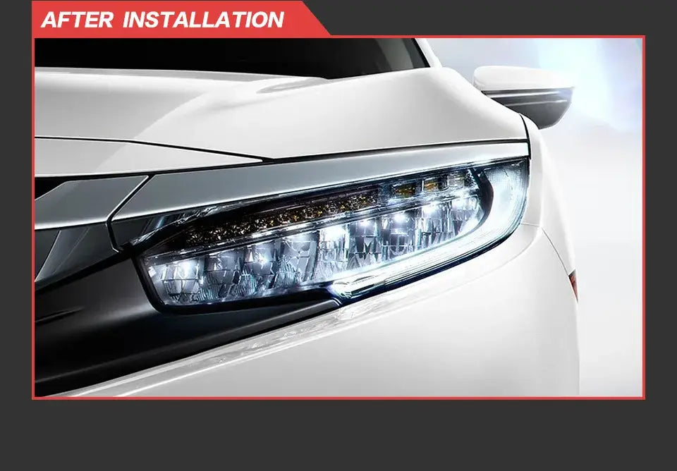 Honda Civic Headlights 2016-2020 Civic X LED Headlight