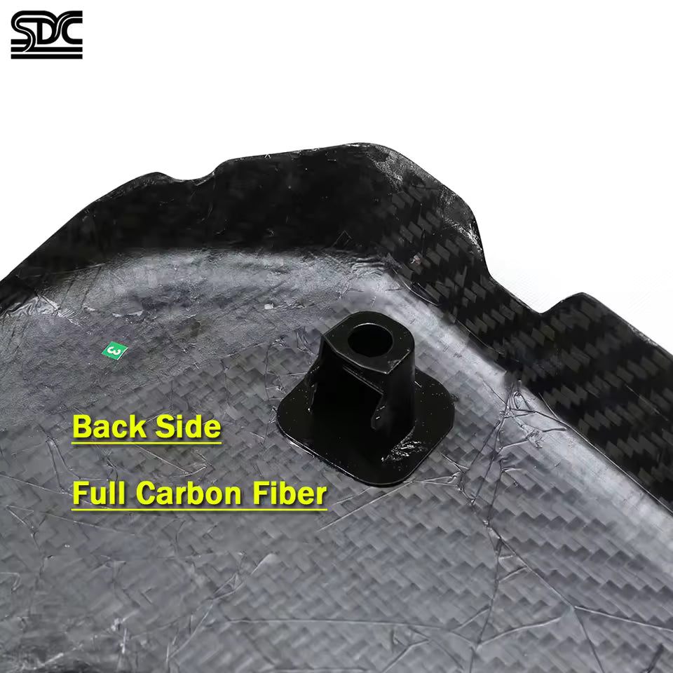 Real Dry Carbon Fiber B48 Hood Engine Cover For BMW G20 G30 530i G22 G42 2.0t Prepreg Dry Carbon Fibre Engine Compartment Trim