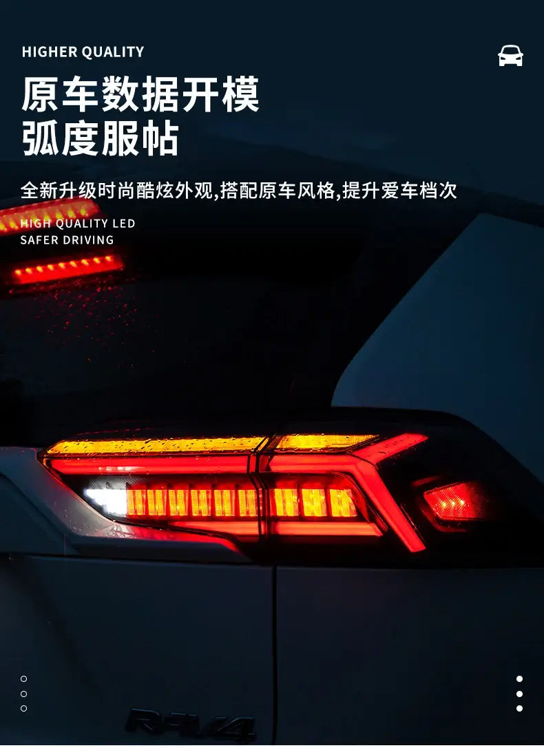 Car Styling Tail lamp light for Toyota RAV4 Tail Lights