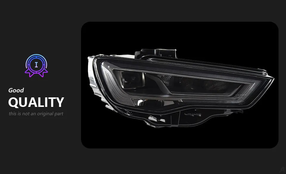 Car Styling Head lamp light for Audi A3 Headlights 2014-2016