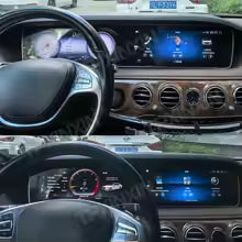 Dual 12.3 Inch Android13 For Mercedes Benz S W222 2014-2017 Carplay Car Radio Stereo Multimedia Video Player GPS Navigation Auto - CAR CRAFT INDIA