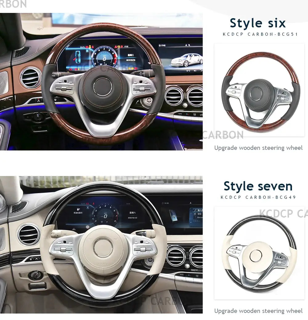 Maybach Wood Steering Wheel for Mercedes S300 S320 S500 G500