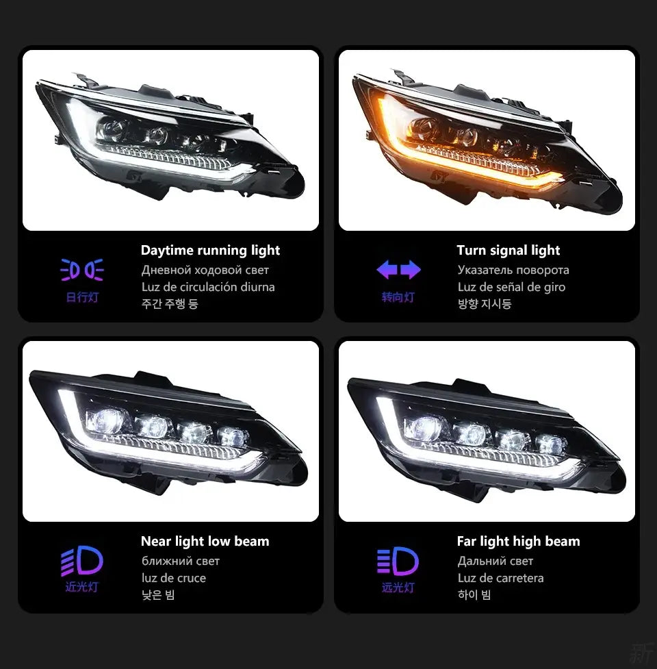 Toyota Camry Headlights 2015-2017 Camry V55 LED Headlight