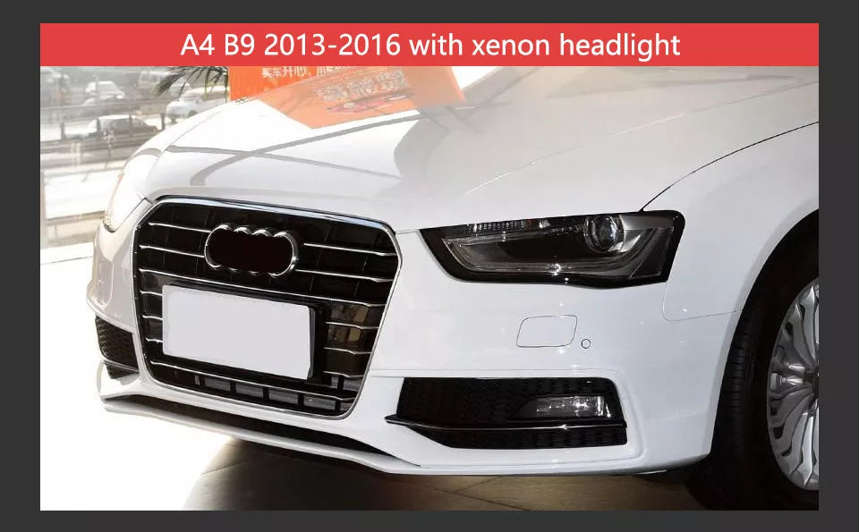 Car Styling Head lamp light for Audi A4 Headlights 2013-2016