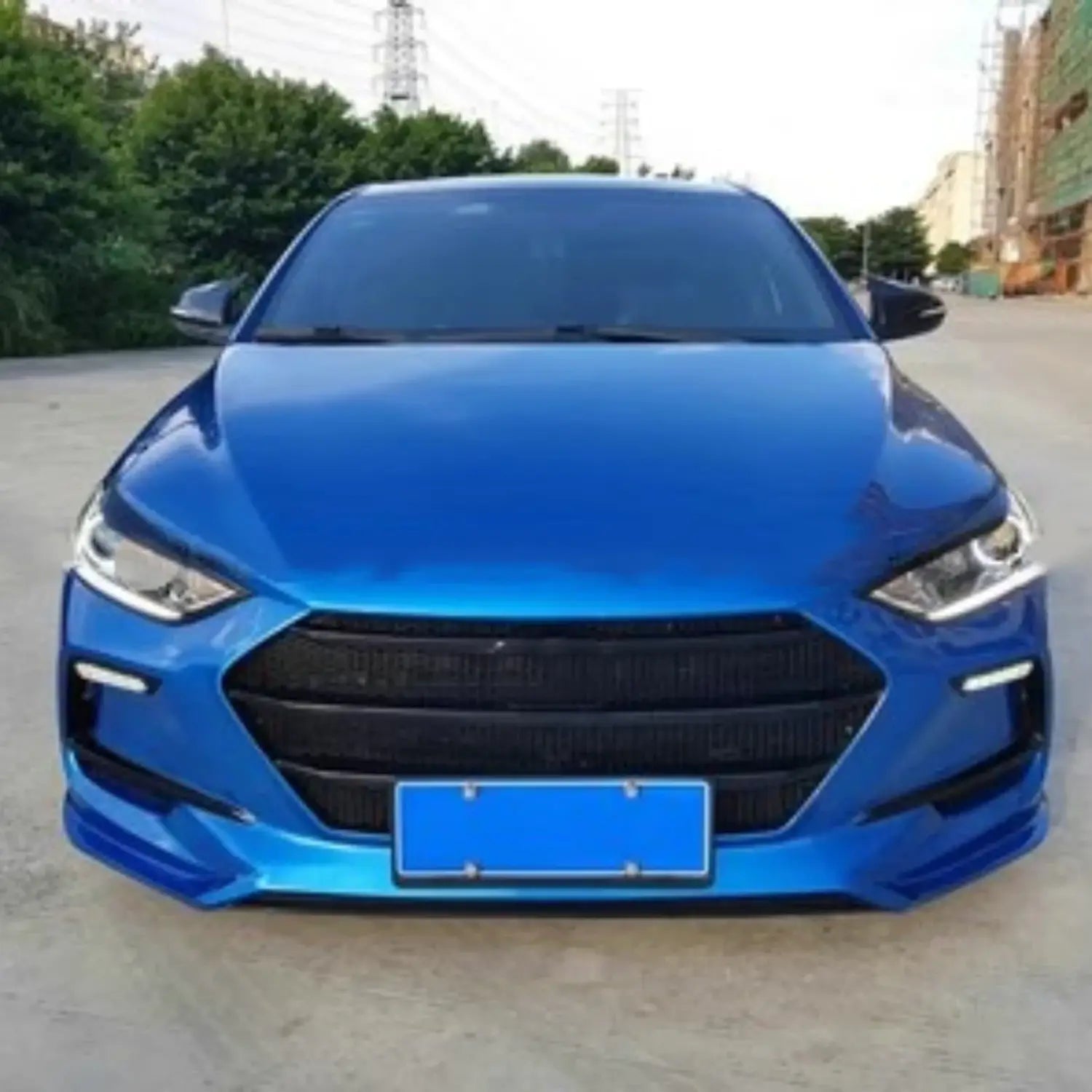 Body Kit Resin Front Bumper Assembly Grille for Hyundai