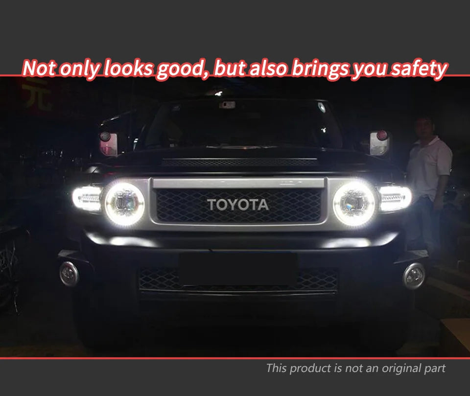 Car Styling Head lamp light for Toyota FJ Cruiser Headlights