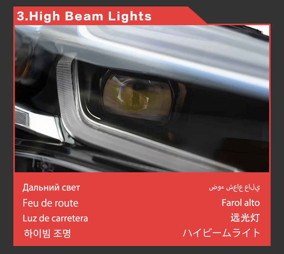 Car Lights for BMW X5 LED Headlight Projector Lens 2014-2018