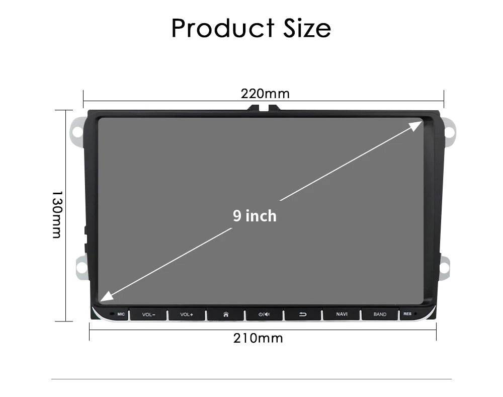 Android Car Multimedia for VW GOLF 5 POLO 6 PASSAT B6 CC