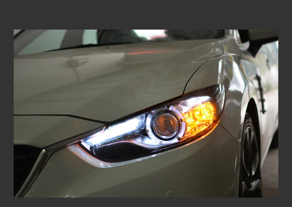 Mazda 6 Headlights 2013-2016 Mazda6 Atenza LED Headlight DRL