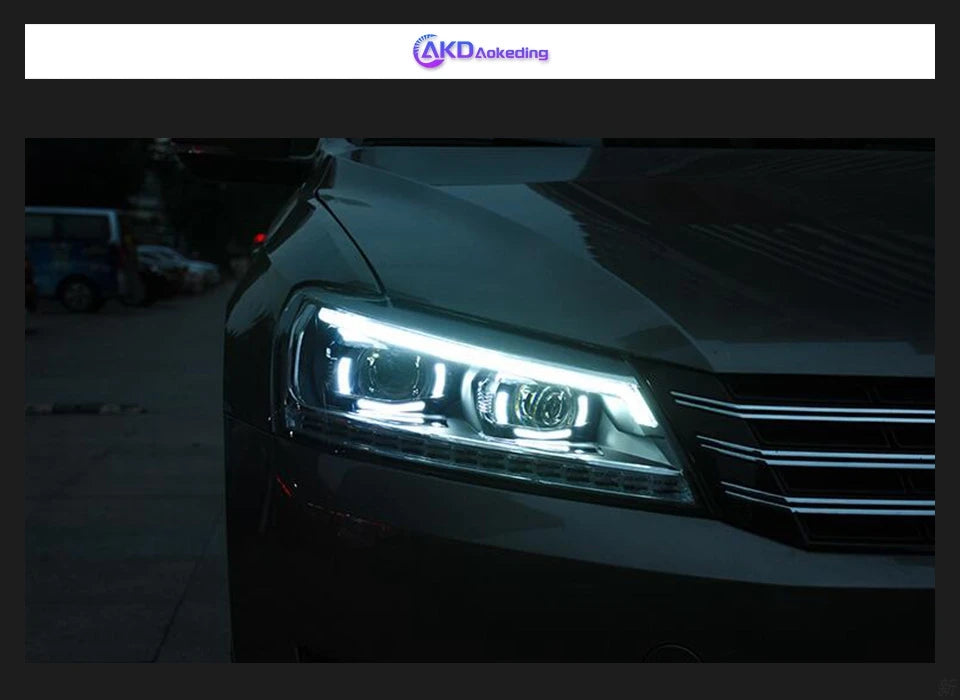 VW Passat B7 Headlights 2012-2015 Passat LED Headlight DRL