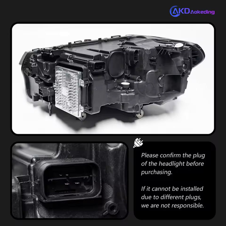 Car Lights For BMW X3 G01 F97 LED Headlight Projector Lens 2018-2021 X4 G02 F98 Head Lamp Drl Automotive Accessories - CAR CRAFT INDIA