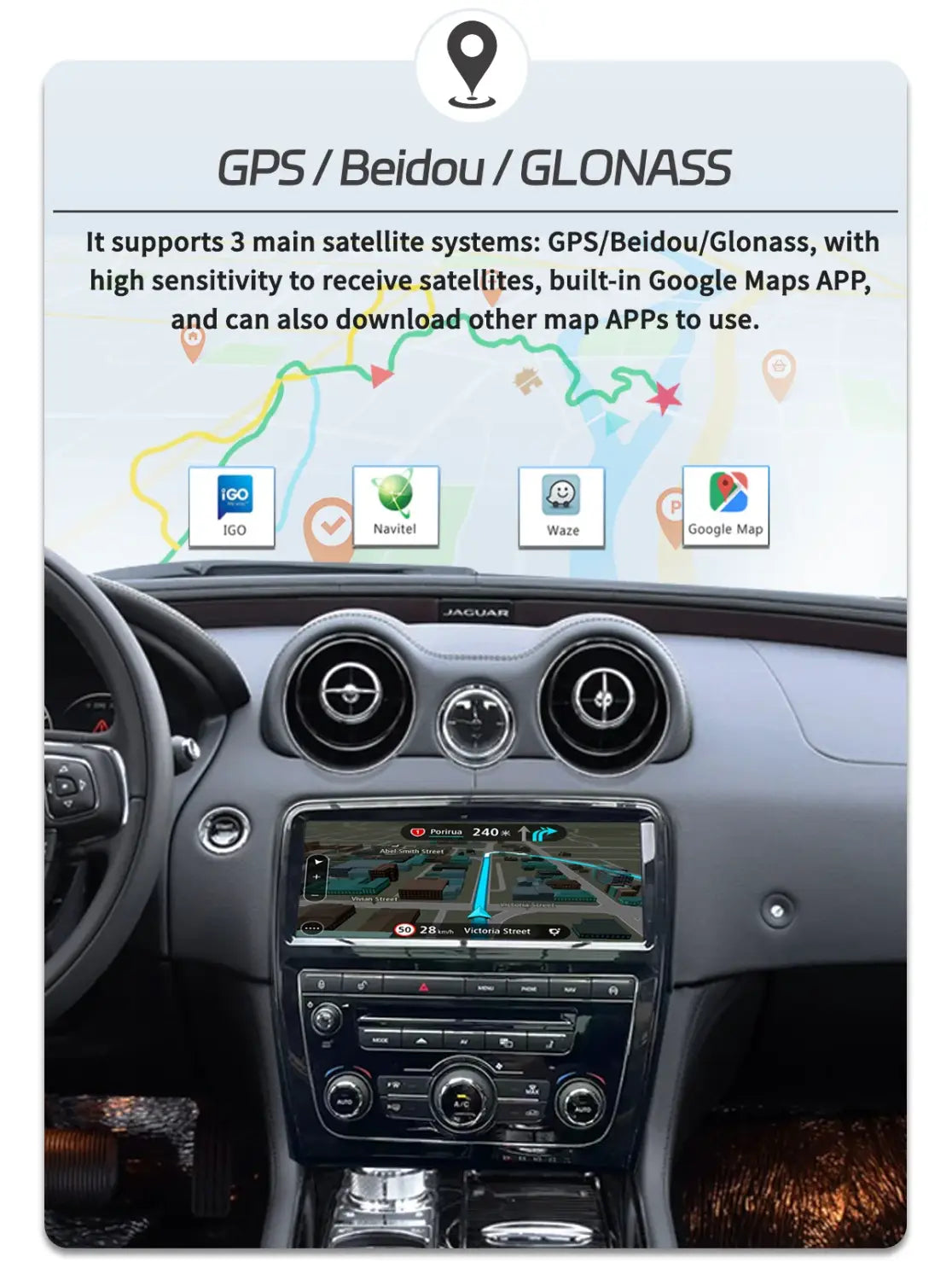 10.25’For Jaguar XJ XJL X351 2012-2018 Android 11 GPS