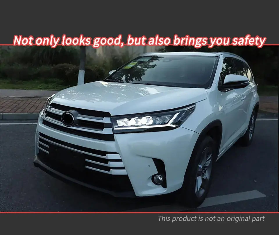 Car Styling Head lamp light for Toyota Highlander Headlights