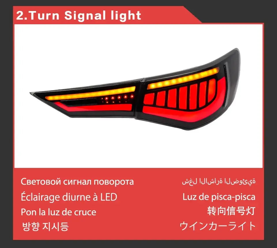 Car Styling Tail Lamp for Nissan Sylphy LED Tail Light