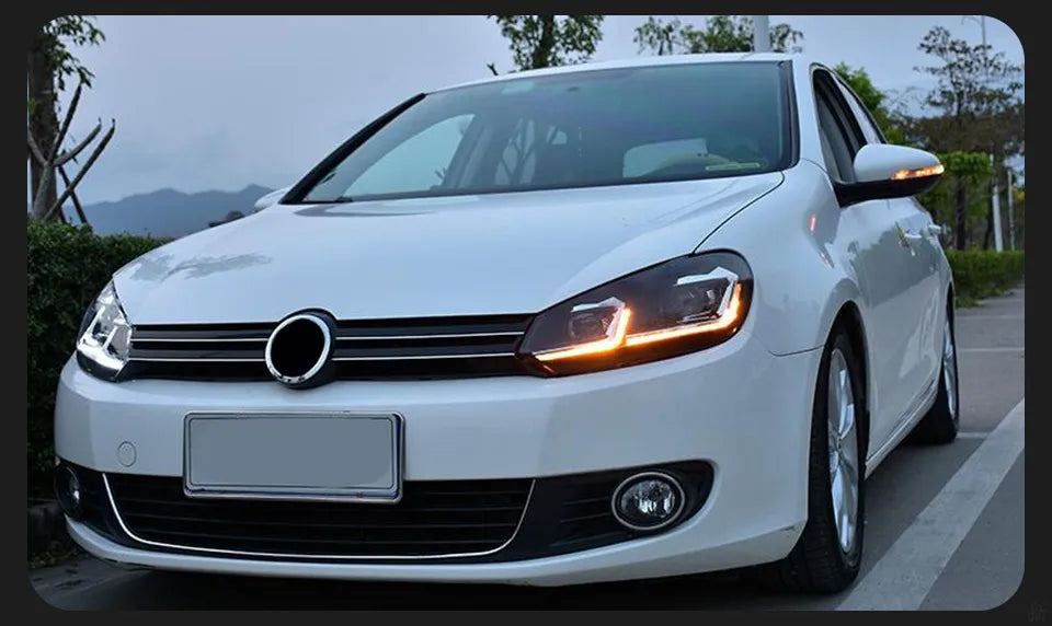 Car Styling Head lamp light for VW Golf 6 Headlights