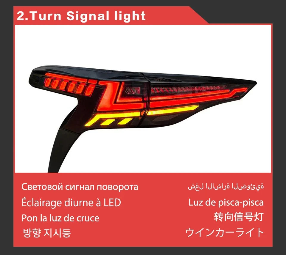 Toyota Sienna Tail Light 2021-2023 Sienna LED Tail Lamp DRL