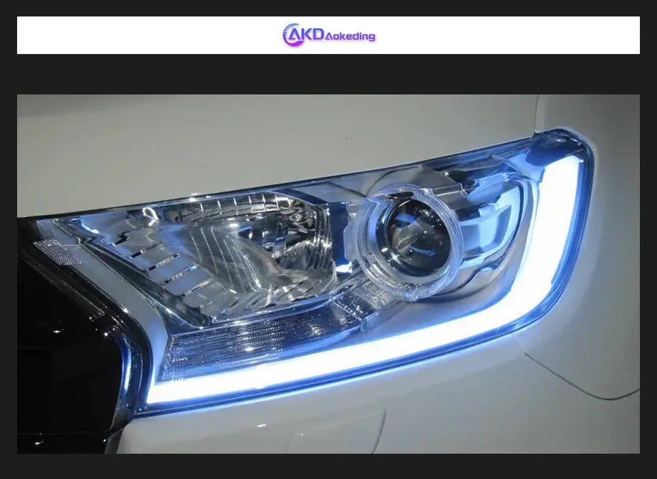 Car Styling Head lamp light for Ford Everest Headlights