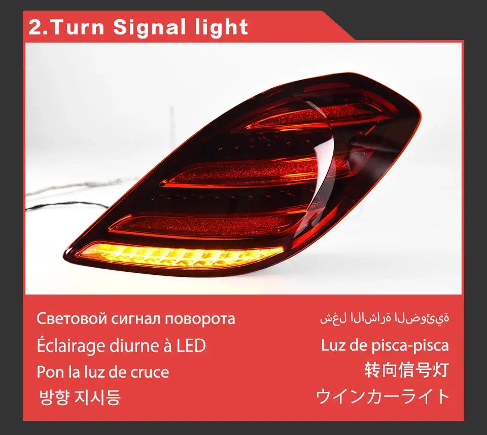 Car Lights for Benz W222 LED Tail Light 2013-2018 S350 S400