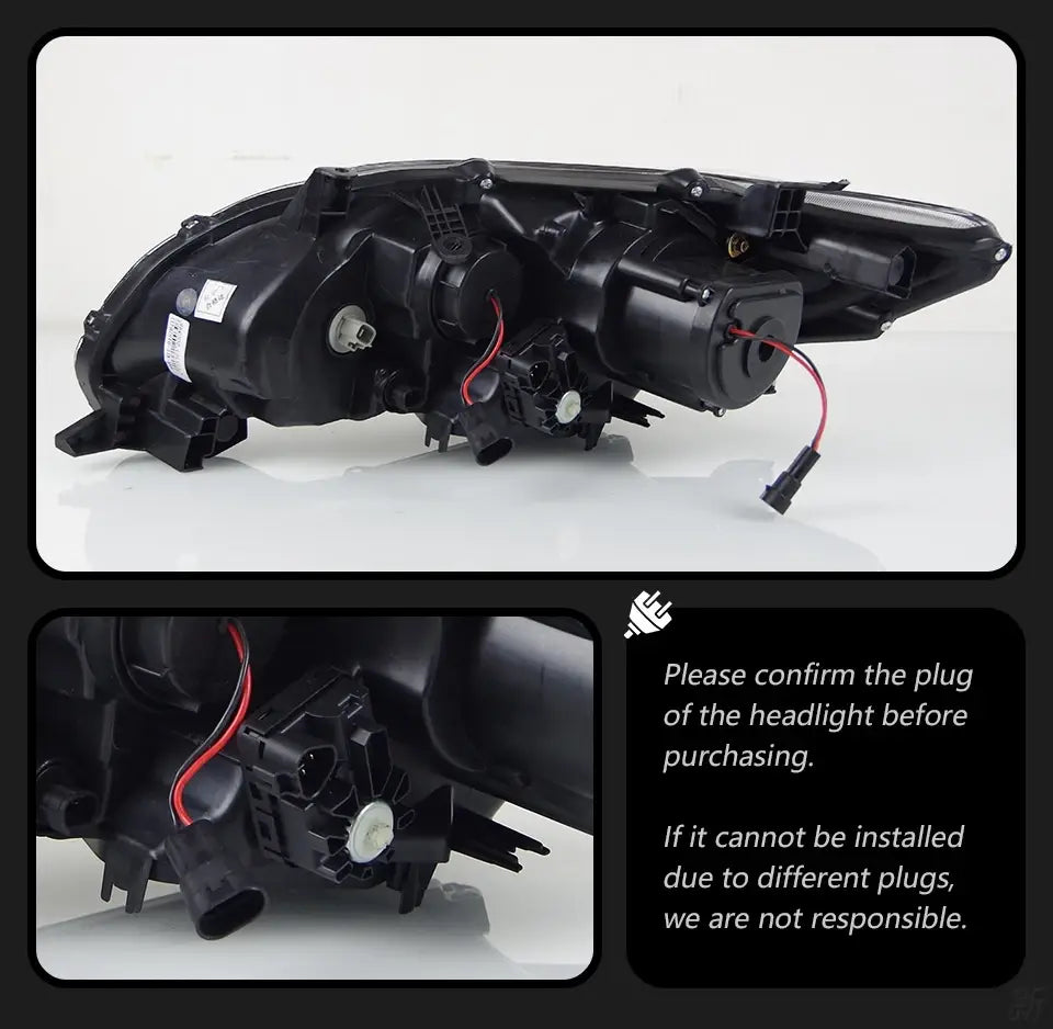 Car Styling Head lamp light for Toyota Corolla Headlights