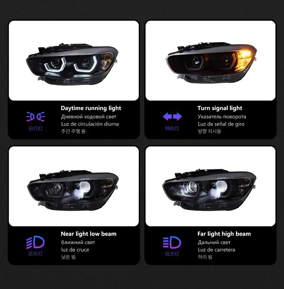 AKD Head Lamp for BMW F20 LED Headlight 2015 - 2018