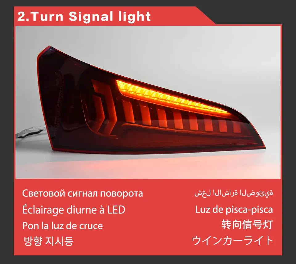 Car Styling Tail lamp light for Audi Q5 Tail Lights