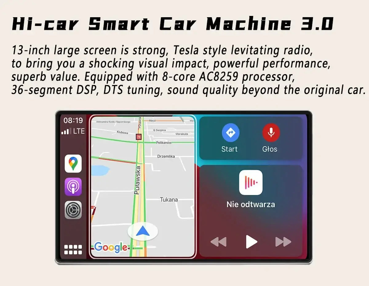 13.1 Inch Smart Multimedia for VW Volkswagen Polo Golf