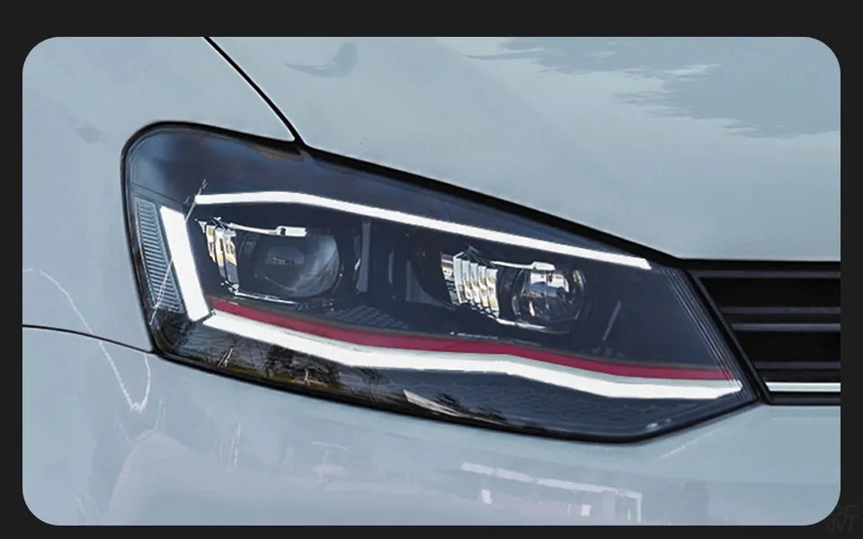 Car Styling for VW Polo Headlights 2011-2018 Vento LED