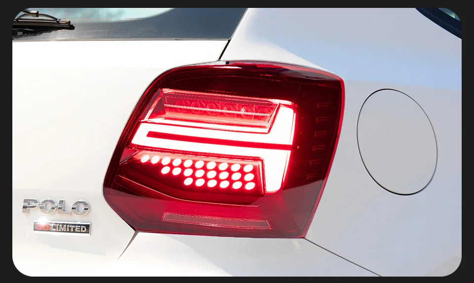 Vw Polo Tail Lights 2011-2018 New LED Lamp DRL Dynamic