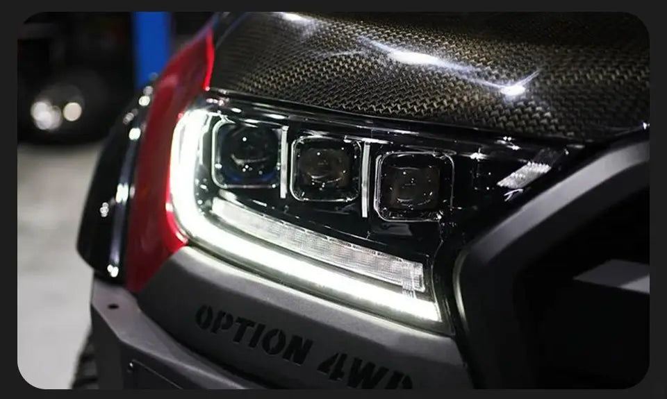 Ford Everest Headlights 2016-2020 Ranger LED Headlight