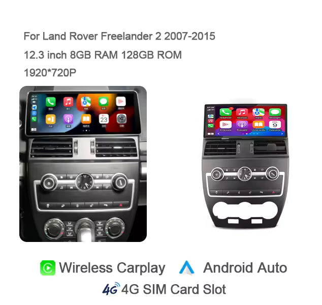 Carplay Android 13 Car Radio For Land Rover Freelander 2 2007-2016 GPS Navigation Stereo Car Multimedia Player Bluetooth Wifi - CAR CRAFT INDIA