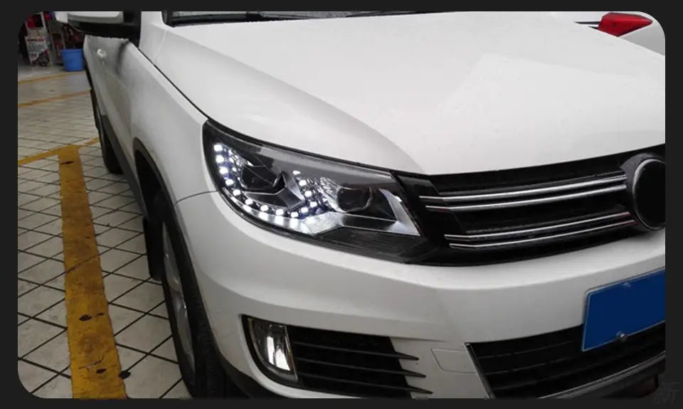 VW Tiguan Headlights 2013-2016 Tiguan LED Headlight DRL Hid