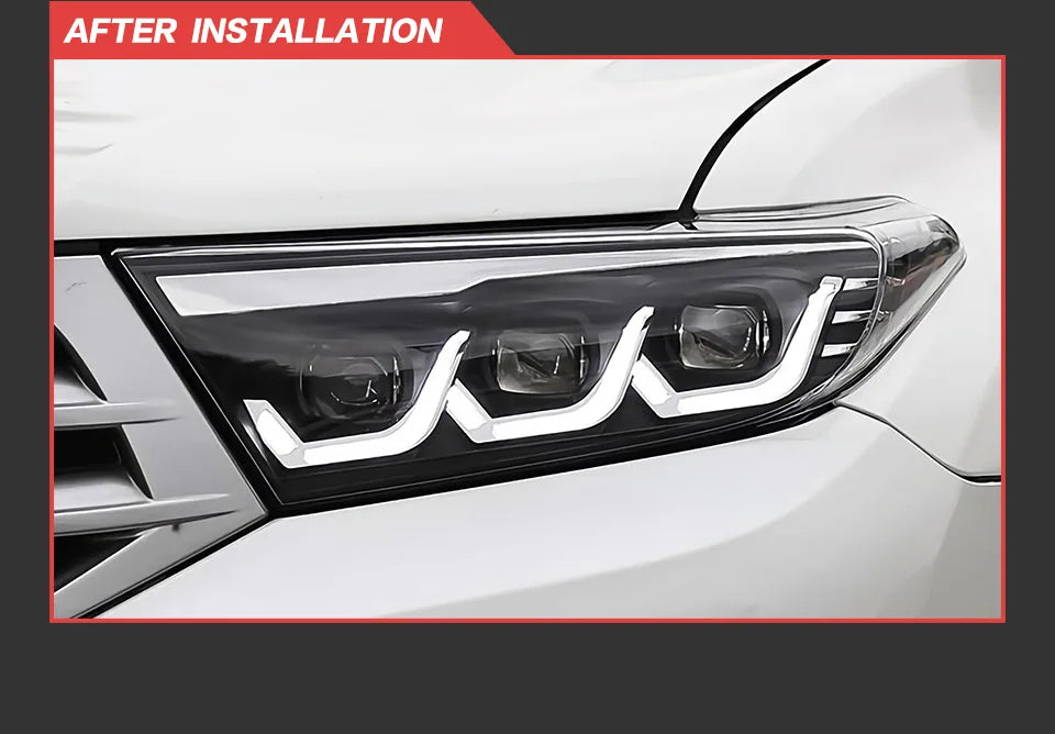 Car Styling Head lamp light for Toyota Highlander Headlights