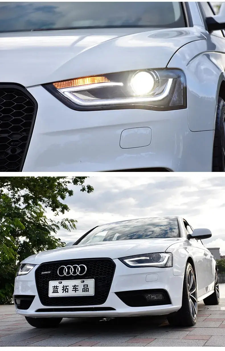 Audi A4 LED Headlight 2013-2016 Headlights A4L DRL Turn