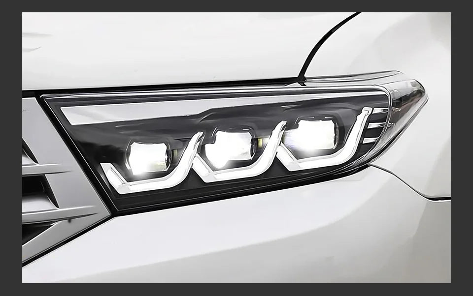 Car Styling Head lamp light for Toyota Highlander Headlights