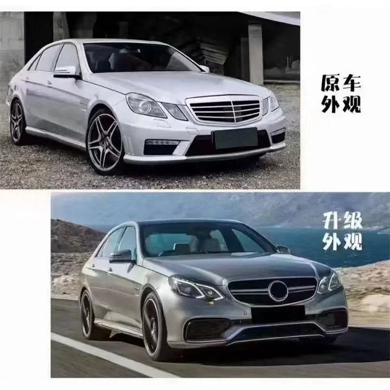 Body kit For Mercedes Benz E-class W212 2009-2013 Car Body Kit Upgrade To E63 Amg 2014-2015 Vehicle Parts front and rear bumper