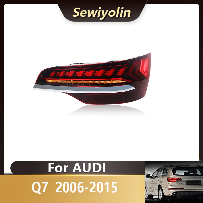 Car Led Tail Lamp for Audi Q7 2006-2015 Plug and Play 12V