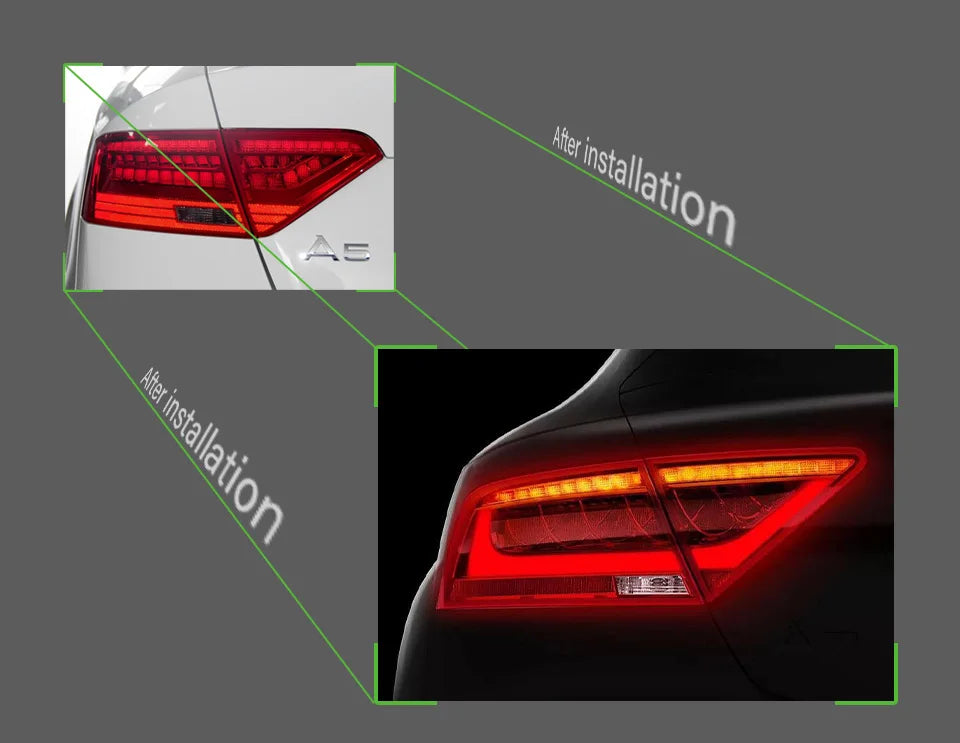 Audi A5 Tail lamp light 2008-2016 A5 Tail Light LED DRL