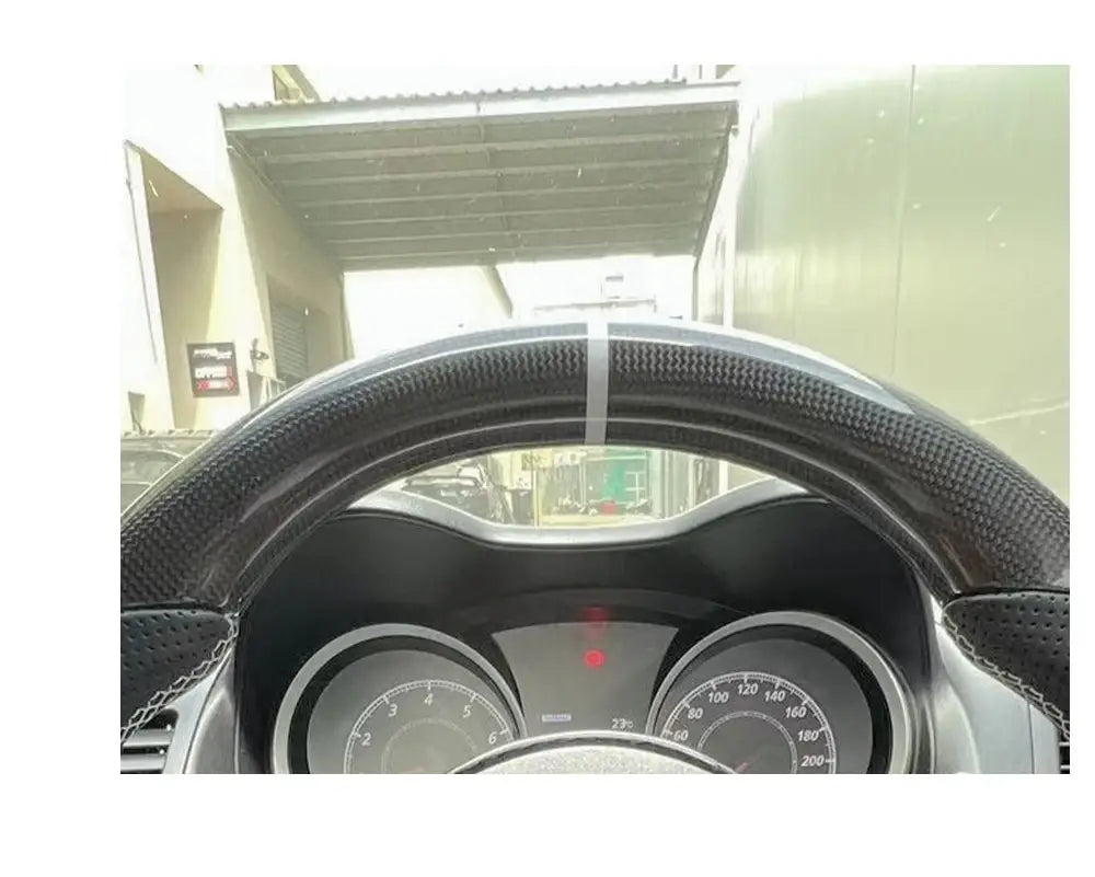 Carbon Fiber LED Steering Wheel for Mitsubish-I Evo