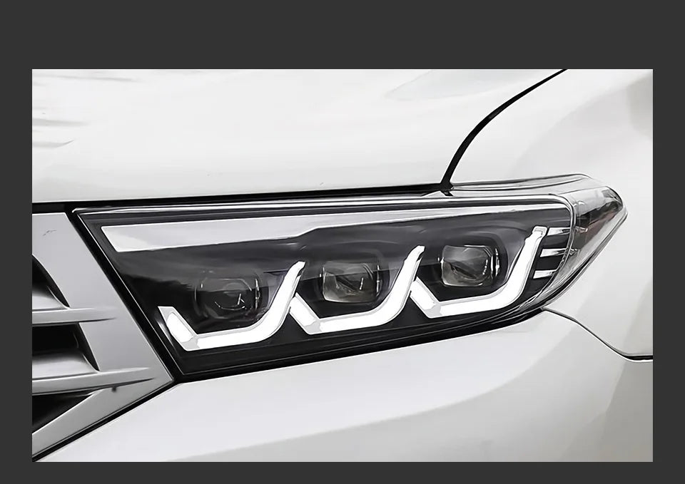 Car Styling Head lamp light for Toyota Highlander Headlights