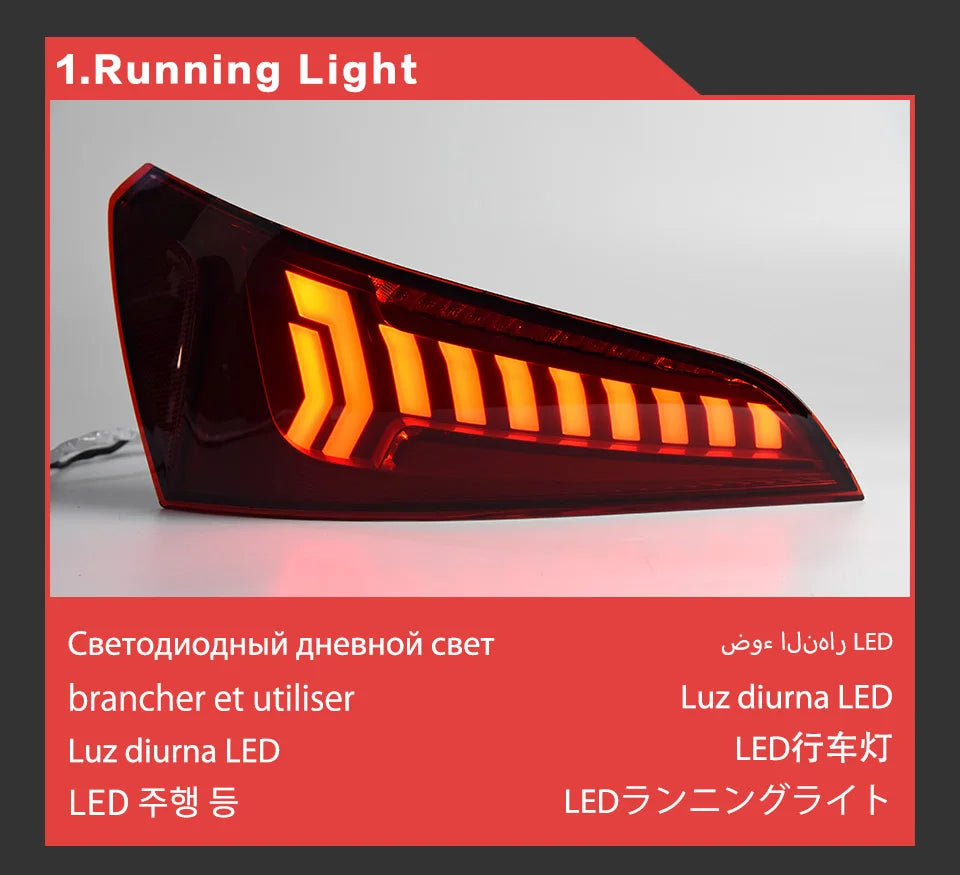 Car Styling Tail lamp light for Audi Q5 Tail Lights