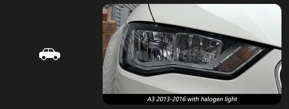 Car Styling Head lamp light for Audi A3 Headlights 2014-2016