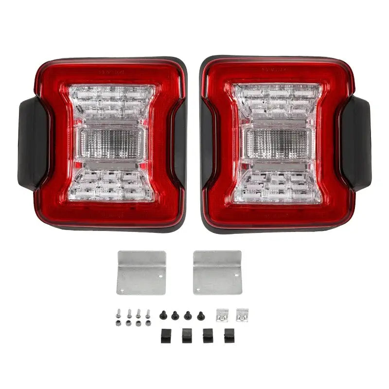 2Pcs LED Car Tail Light Rear Turn Signal Reverse Light for