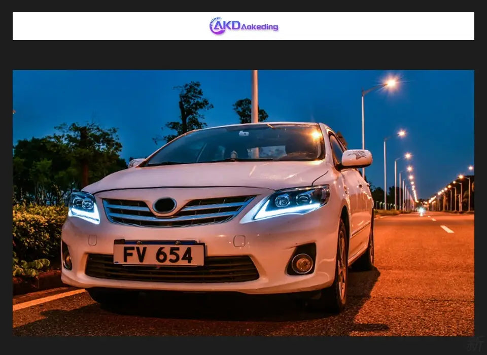 Car Styling Head lamp light for Toyota Corolla Headlights