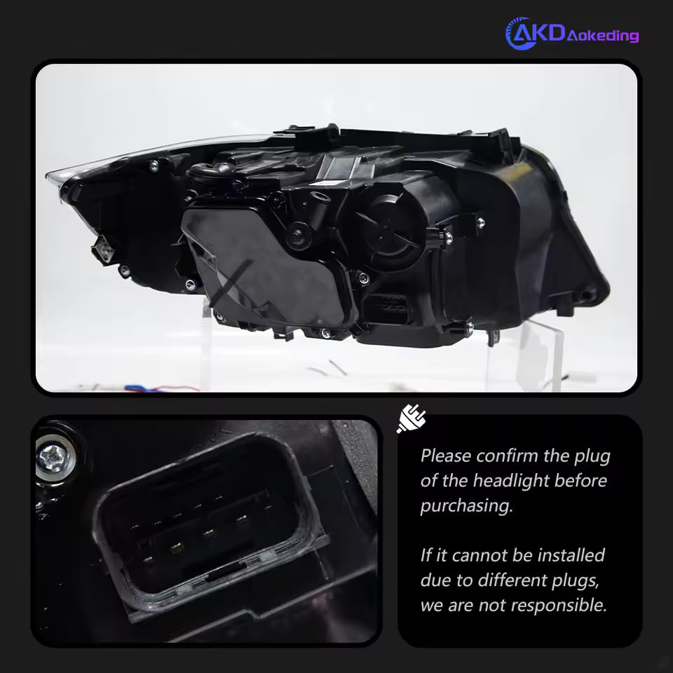 Car Styling Head Lamp for BMW E90 Headlights 2005-2012 320i 318i 323i 3 Series LED Headlight DRL Hid Bi Xenon Beam Accessories - CAR CRAFT INDIA