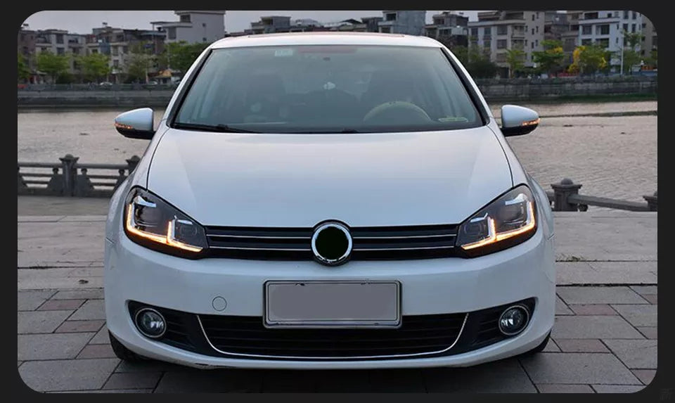 Car Styling Head lamp light for VW Golf 6 Headlights