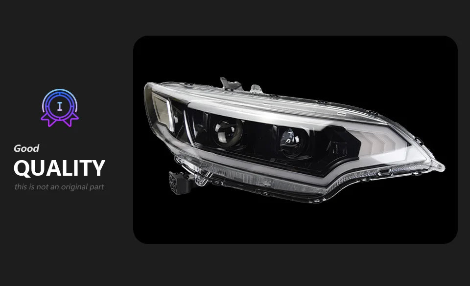 Car Styling Head lamp light for Jazz Fit LED Headlight